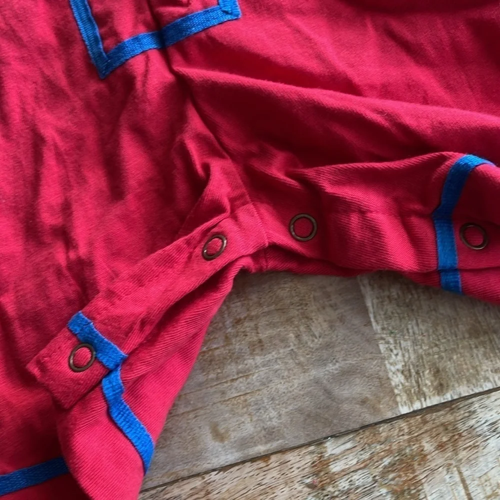 NWT Vintage Esprit Red Baby Boy Romper 24m